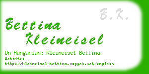 bettina kleineisel business card